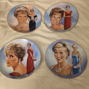 Princess Diana Collector Plates Set